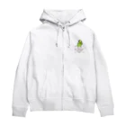 リズさんち🦜👶✨のアオボウシくん Zip Hoodie