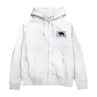 石ンロールのロックなアイテム　フローライト(藍) Zip Hoodie