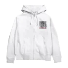 #420商店のただのアホ Zip Hoodie