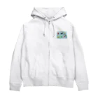 喫茶店　まばたきのとけるやさい Zip Hoodie