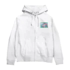 Damonoのtomato/pool Zip Hoodie