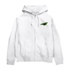 まめるりはことりのサザナミインコ　グリーン【まめるりはことり】 Zip Hoodie