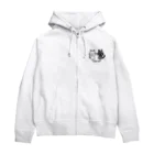 楽猫楽描しげ屋のオッドアイねっこ Zip Hoodie