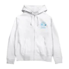 SKのNECOマーク Zip Hoodie