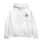 いいことかあるかもしれないお店の赤い目のおばけ Zip Hoodie