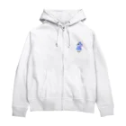 木磁石本舗のアオネズミ Zip Hoodie