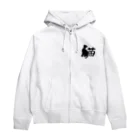 Mary1104の猫字 Zip Hoodie