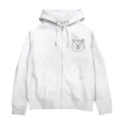 春風工房の秋田犬ハッピースマイル白毛 Zip Hoodie