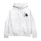 あぽ部屋の物の怪なモノノケトンガリサカタザメ Zip Hoodie