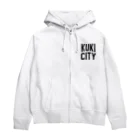 JIMOTO Wear Local Japanの久喜市 KUKI CITY ジップパーカー