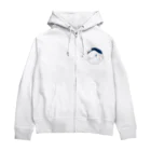 信州とうみ観光協会の祢津煎餅　湯ノ丸山のスキー Zip Hoodie