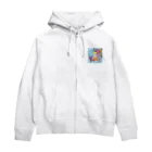 やすこーん（YASCORN）鉄道のロボクン Zip Hoodie