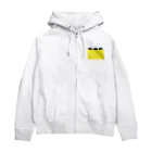 inko andの黄上の黒 Zip Hoodie