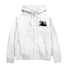 3Nyan's Mom 〜猫グッズ屋さん〜のおひるねだから(￣b￣)ｼｰｯ! Zip Hoodie