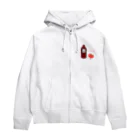 毛糸玉のトマトの夢 Zip Hoodie