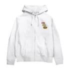 まきこのシシバナドーナツ Zip Hoodie