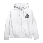 サメ わりとおもいの運転を覚えたモノクロのサメ2021 Zip Hoodie