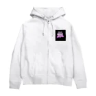 かてろんあーつのHANAHASAKU＿白 Zip Hoodie