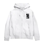 AWA・AWAの眼鏡を外す仕草がイケメンの猫 Zip Hoodie