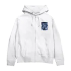 shin＿tomohiroのオートマチックタイガー Zip Hoodie