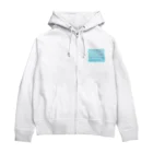 BIG LUCKY DESIGN COMPANY OFFICIAL SHOPのTurquoise Border 2021 Summer Standard Zip Hoodie