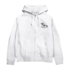 ゆずずショップの牛　とだるまさん Zip Hoodie