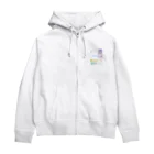 蛍石のブロック Zip Hoodie