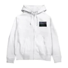 日常の一コマの夜の電車 Zip Hoodie