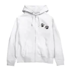 chizuruの柴犬落ちてる（黒柴） Zip Hoodie