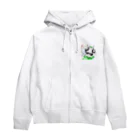 シロクマDJのノリノリしろくま Zip Hoodie