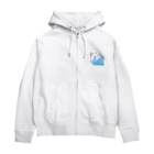 まめるりはことりの見つめるセキセイインコちゃん【まめるりはことり】 Zip Hoodie