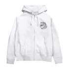 ねこのワカメちゃんの麦わら猫のわかめ Zip Hoodie