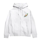 Lichtmuhleのえんどう豆とモルモット Zip Hoodie