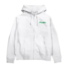 髙山珈琲デザイン部のレトロポップロゴ(緑) Zip Hoodie