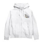 おそうの生き物雑貨のアサギマダラ Zip Hoodie