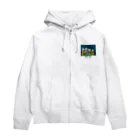 へちまめろんのクリスマスの街とイタグレ Zip Hoodie