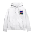 ayakashidoのコロナをぶっとばしてみた Zip Hoodie