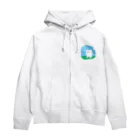 しろくまのお散歩しろぷよ Zip Hoodie