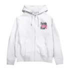 Fred HorstmanのBreast Cancer - Faith Over Fear  乳がん - 恐怖 に 対する 信仰 Zip Hoodie