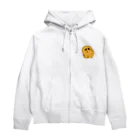 肩掛け封筒のおみせのなにたべてるの？ふくろうくん にじげん Zip Hoodie