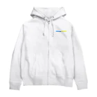 サトオのウクライナカラー　横ライン Zip Hoodie