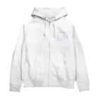 cheerycheeryのこどもの絵　おばけねこちゃんのかばん Zip Hoodie