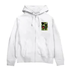 メロ吉❤️の神社の花 Zip Hoodie