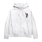NOBODY754のEddie Funky Dick - Basketball Zip Hoodie