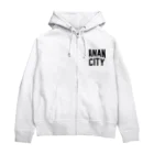 JIMOTOE Wear Local Japanの阿南市 ANAN CITY ジップパーカー