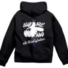 Neo_Loco_StyleのSo Re Na!黒系 背面プリント Zip Hoodie
