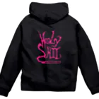 HOLYSHIT STUFFのHOLYSHIT PINK LOGO ジップパーカー