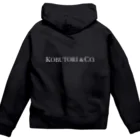 コブトリ株式会社のKOBUTORI&Co. 黒推奨 Zip Hoodie