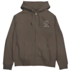 たちばなまおのたまウサちゃんパーカー（白） Zip Hoodie