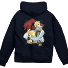 星野杖丸SUZURIショップのきおココアパレル～シタイン姉妹 Zip Hoodie